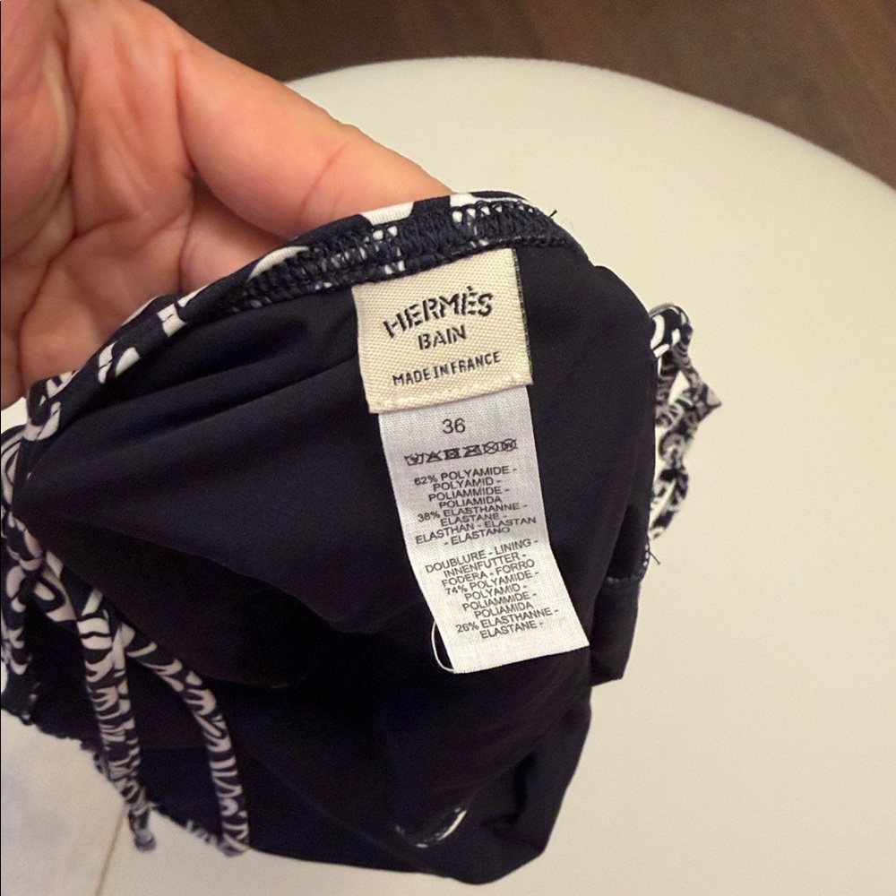 Hermes Swim One Piece in blue  and White - Picture 4 of 11